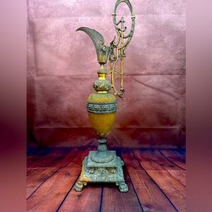 Antique 1800's Victorian 19 3/8" TALL, What an INCREDIBLE Piece with Lion Paws!